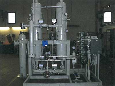 Gas separation plants