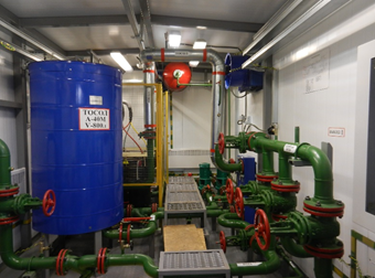 Technological water heating unit